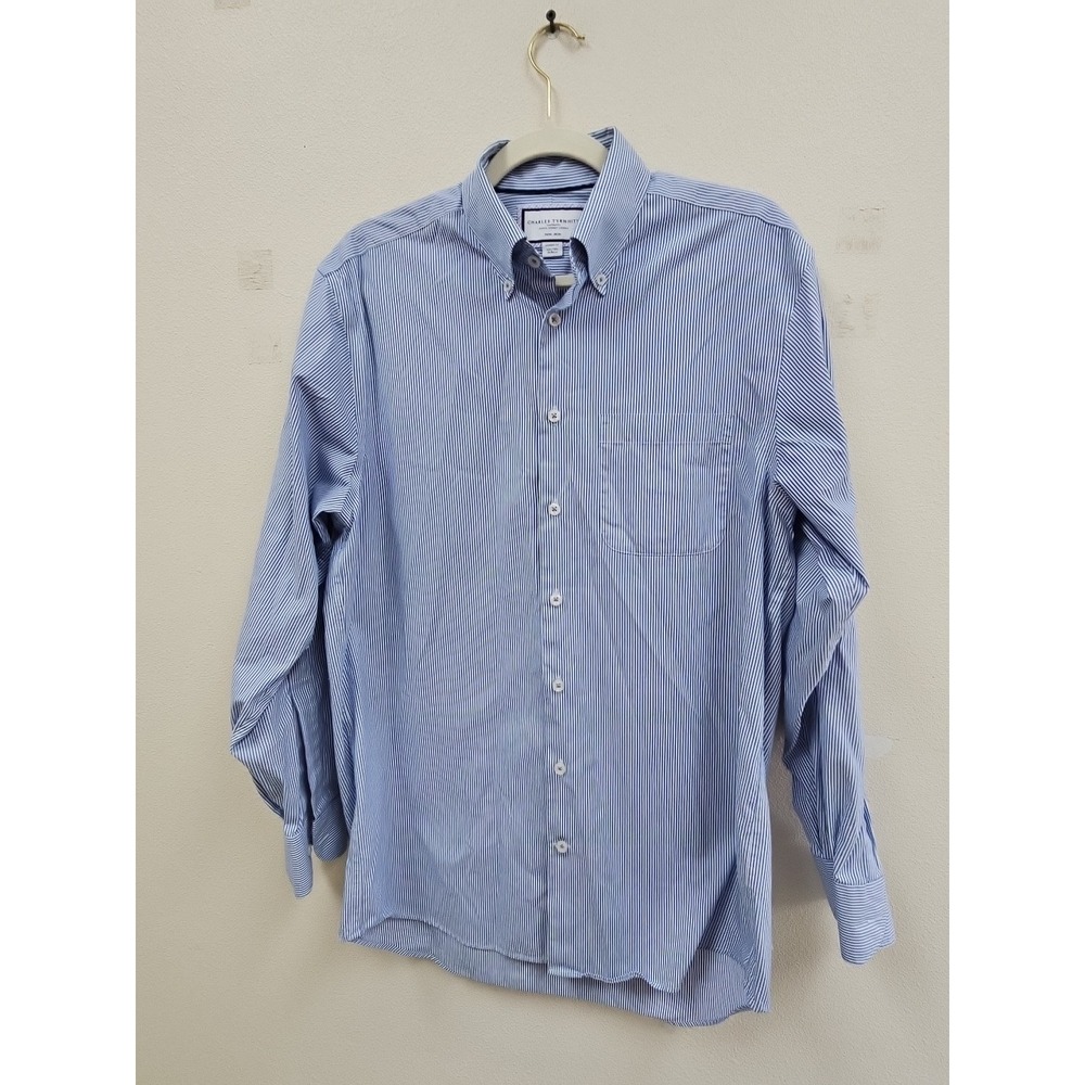 Charles Tyrwhitt Button Up Shirt Classic Fit Oxford Dress London 15 1/2  Casual
